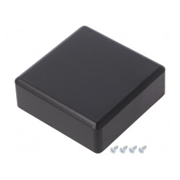 Carcasă Universală ABS Neagră 71x71x21mm | Electronic-mag.ro | Componente Electronice
