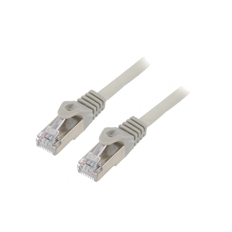 Patch cord S/FTP Cat6a 2m Gri LSZH Aurit | Electronic-mag.ro | Componente Electronice Patch cord S/FTP Cat6a 2m Gri LSZH Aurit | Electronic-mag.ro | Componente Electronice