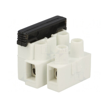 Regletă de Conexiuni Terminal cu Șurub 2,5mm2 450V 2 Piste | Electronic-mag.ro | Componente Electronice