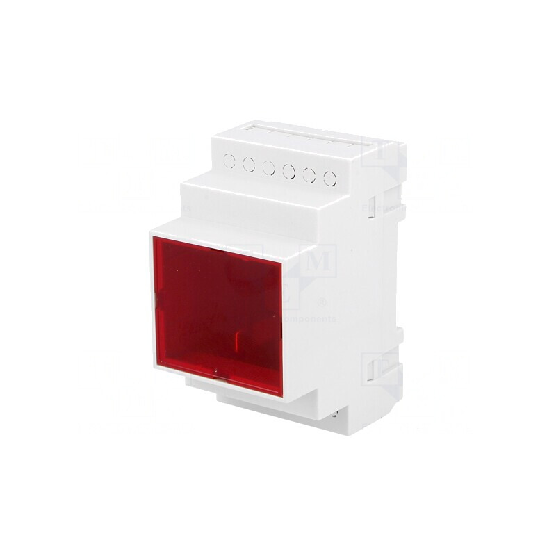 Carcasă polistiren gri pentru șină DIN 90x52x65mm | Electronic-mag.ro | Componente Electronice