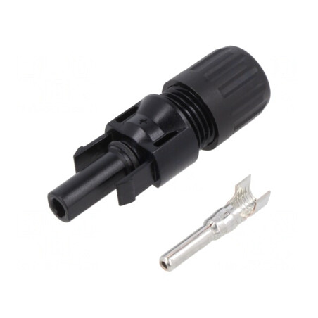 Conector Solar Mamă Drept Crimpat MC4 10mm2 | Electronic-mag.ro | Componente Electronice