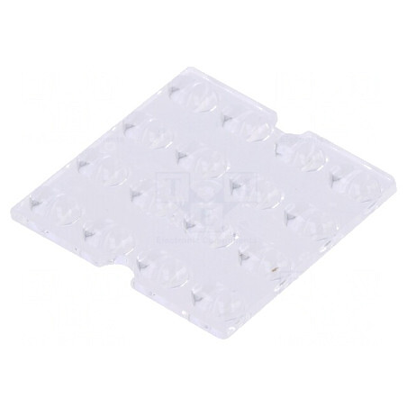 Lentilă LED Pătrată Transparentă PMMA | Electronic-mag.ro | Componente Electronice