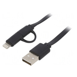 Cablu USB 2.0 1m Negru Cablexpert | Electronic-mag.ro | Componente Electronice