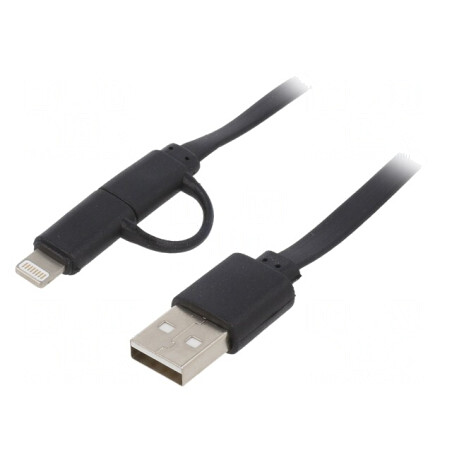 Cablu USB 2.0 1m Negru Cablexpert | Electronic-mag.ro | Componente Electronice