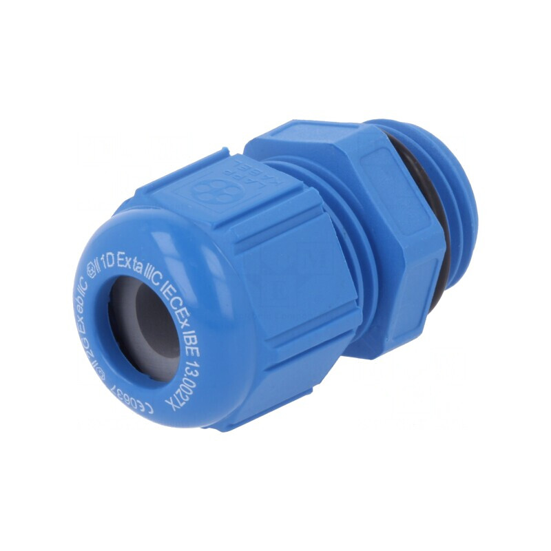 Garnitură Etanșare M16 IP68 Poliamidă Albastră | Electronic-mag.ro | Componente Electronice