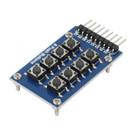 Buton Modul 40x28mm 8 Canale Arduino | Electronic-mag.ro | Componente Electronice
