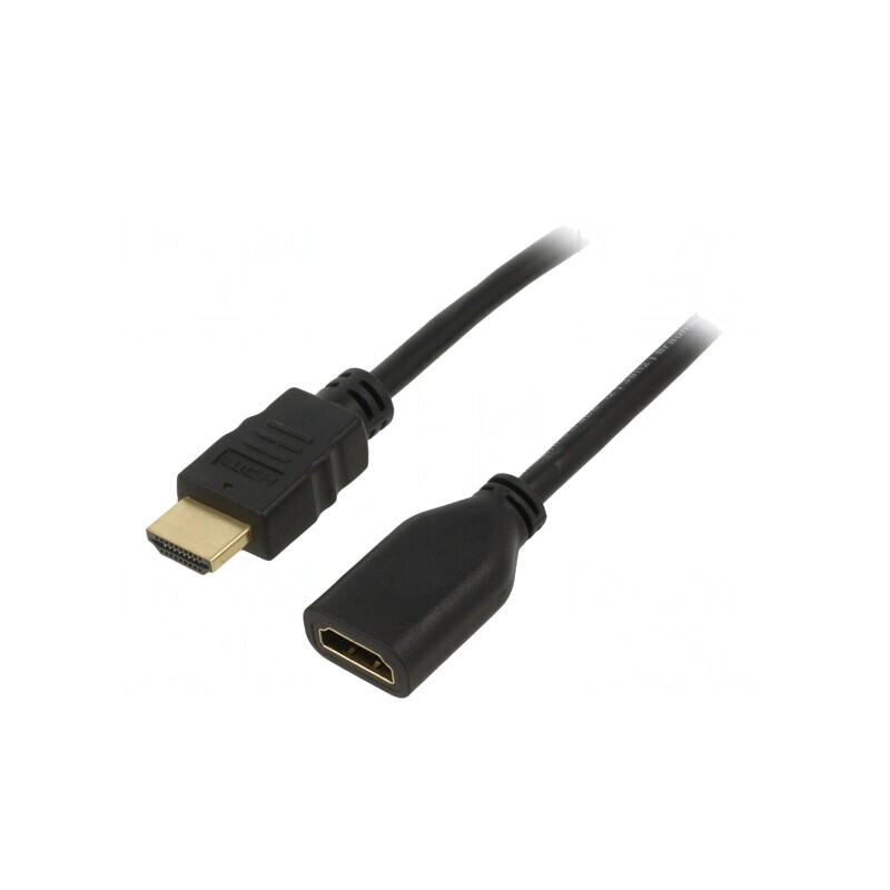 Cablu HDMI 2.0 HDCP 2.2 1m Negru | Electronic-mag.ro | Componente Electronice