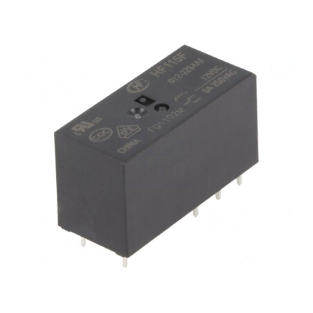 Releu Electromagnetic DPDT 12VDC 8A 250VAC PCB | Electronic-mag.ro | Componente Electronice