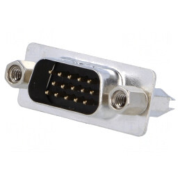 Conector D-Sub HD 15-Pini pentru PCB THT