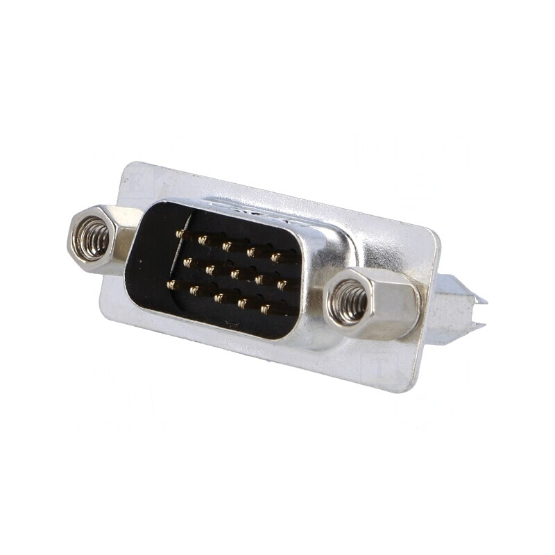 Conector D-Sub HD 15-Pini pentru PCB THT | Electronic-mag.ro | Componente Electronice