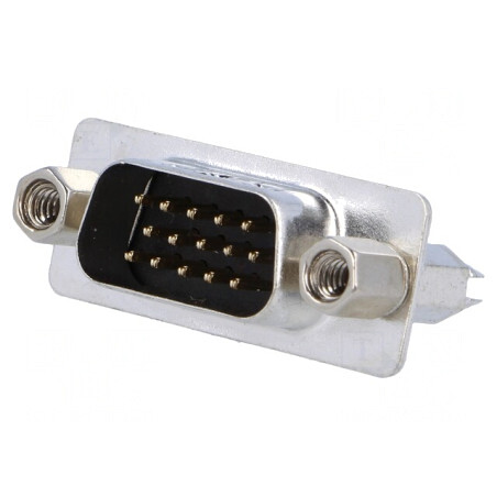 Conector D-Sub HD 15-Pini pentru PCB THT | Electronic-mag.ro | Componente Electronice