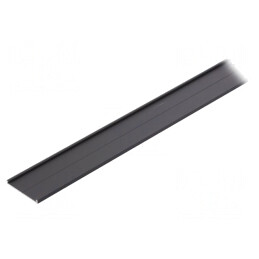 Carcasă de protecție neagră din aluminiu anodat 1m VARIO30-09 | Electronic-mag.ro | Componente Electronice