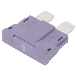 Siguranță Auto 3A 250VAC 58VDC 19mm UNIVAL | Electronic-mag.ro | Componente Electronice