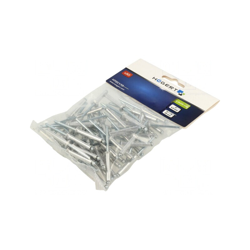 Dibluri Aluminiu 4.8mm x 28mm 50buc | Electronic-mag.ro | Componente Electronice