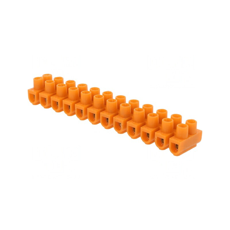 Regletă Conexiuni Terminal cu Șurub 4mm2 32A 12 Piste | Electronic-mag.ro | Componente Electronice