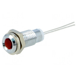 Lampă LED convex roșie pentru PCB 3mm | Electronic-mag.ro | Componente Electronice