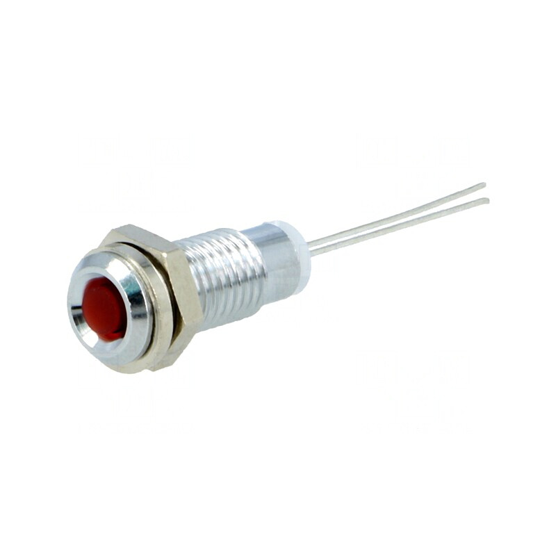 Lampă LED convex roșie pentru PCB 3mm | Electronic-mag.ro | Componente Electronice