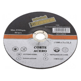Disc Tăiere Metal Ø180mm 3mm | Electronic-mag.ro | Componente Electronice