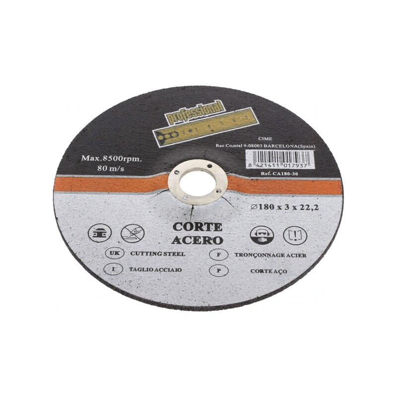 Disc Tăiere Metal Ø180mm 3mm | Electronic-mag.ro | Componente Electronice