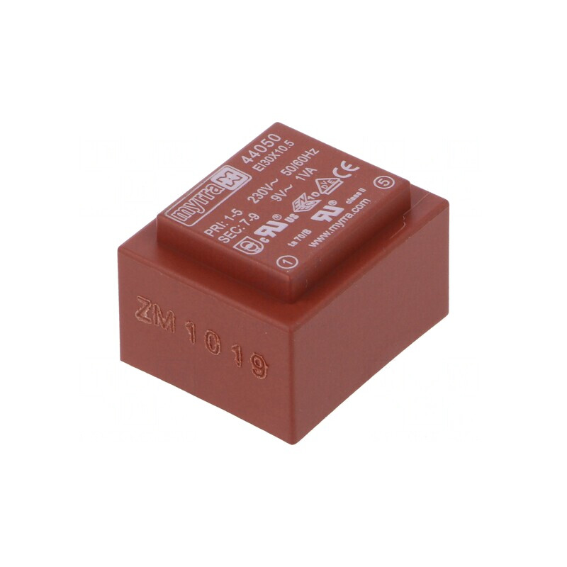 Transformator Încapsulat 1VA 230V-9V PCB | Electronic-mag.ro | Componente Electronice