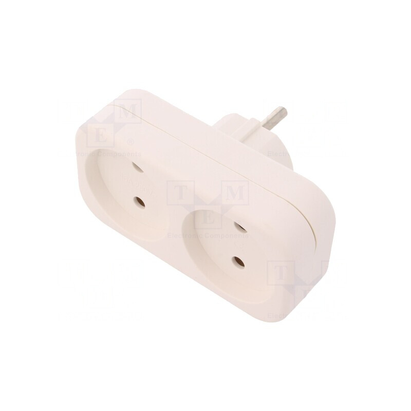Splitter de Alimentare AC 2P 230V 16A Rotund | Electronic-mag.ro | Componente Electronice