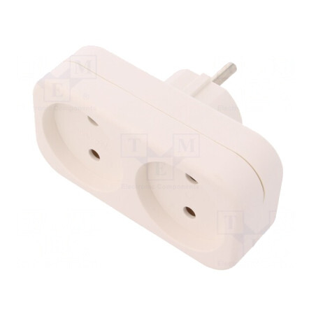 Splitter de Alimentare AC 2P 230V 16A Rotund | Electronic-mag.ro | Componente Electronice