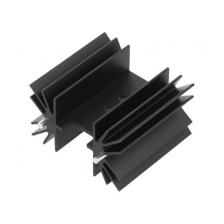 Radiator extrudat negru 25x41.6mm TO218/TO220/TO247 | Electronic-mag.ro | Componente Electronice