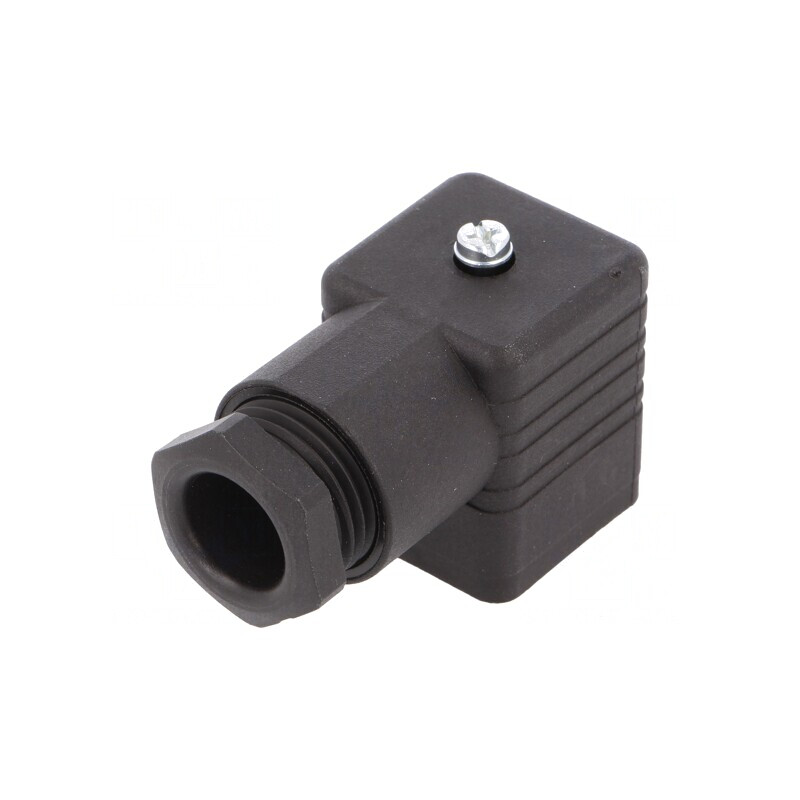 Conector Valvă Mufă 18mm 4-PIN 90° | Electronic-mag.ro | Componente Electronice