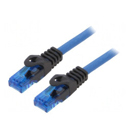Cablu Patch U/UTP Cat6a Albastru 1m | Electronic-mag.ro | Componente Electronice