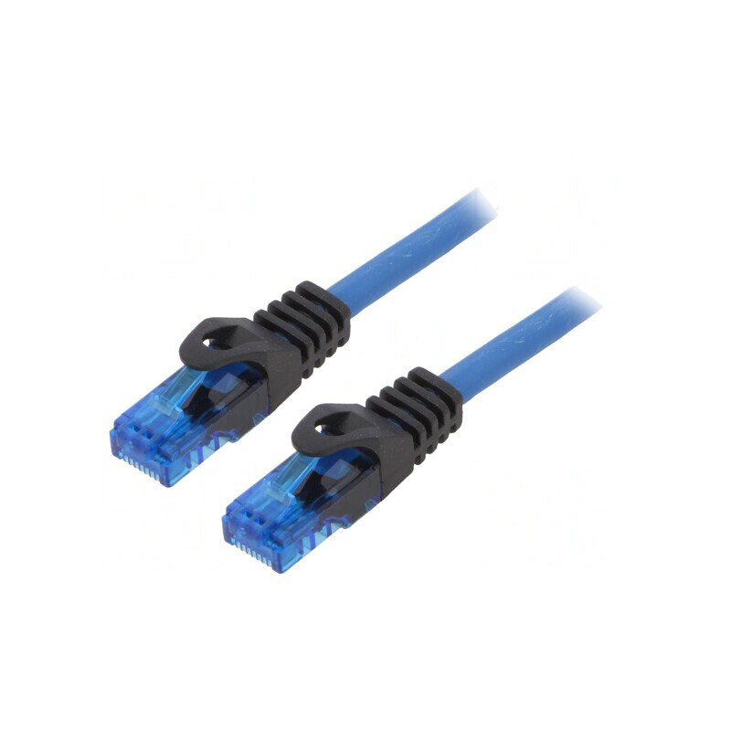 Cablu Patch U/UTP Cat6a Albastru 1m | Electronic-mag.ro | Componente Electronice