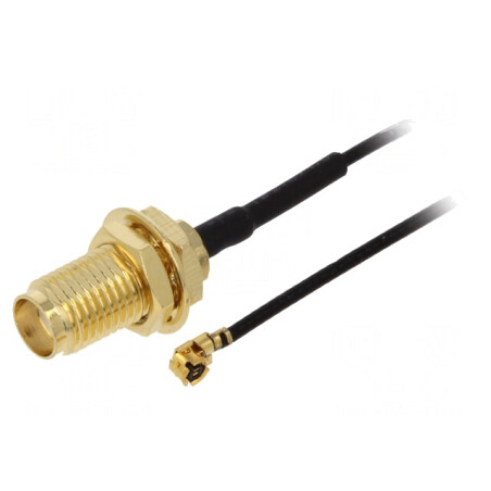 Cablu adaptor IPX la SMA mamă 500mm | Electronic-mag.ro | Componente Electronice
