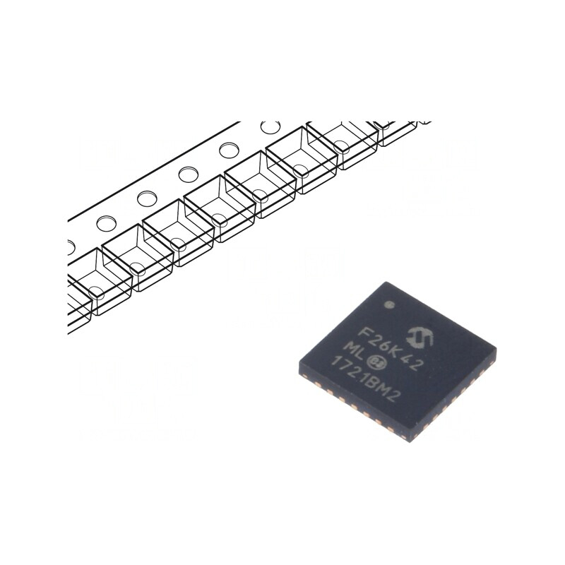 Microcontroler PIC18 64kB 64MHz 2.3-5.5V SMD QFN28 | Electronic-mag.ro | Componente Electronice Microcontroler PIC18 64kB 64MHz 2.3-5.5V SMD QFN28 | Electronic-mag.ro | Componente Electronice
