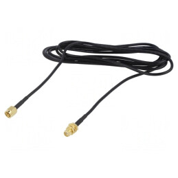 Cablu SMA 50Ω 2m Negru | Electronic-mag.ro | Componente Electronice