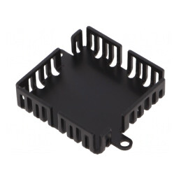 Radiator Extrudat TO220 Negru 44x44x1.5mm 13°C/W | Electronic-mag.ro | Componente Electronice
