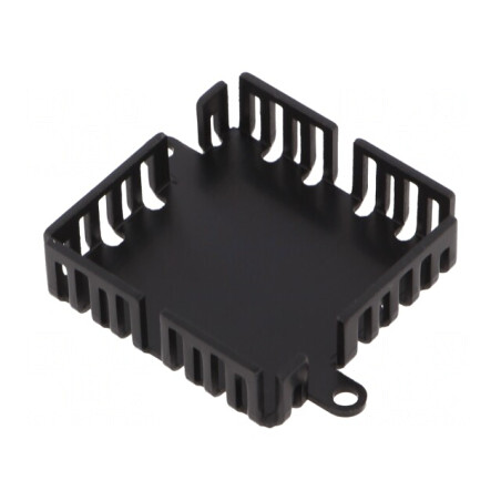 Radiator Extrudat TO220 Negru 44x44x1.5mm 13°C/W | Electronic-mag.ro | Componente Electronice