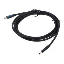 Cablu USB 2.0 USB B Mini la USB C 2m Negru | Electronic-mag.ro | Componente Electronice