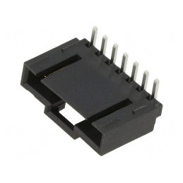 Soclu cablu-placă tată 2,54mm 7 PIN 90° | Electronic-mag.ro | Componente Electronice