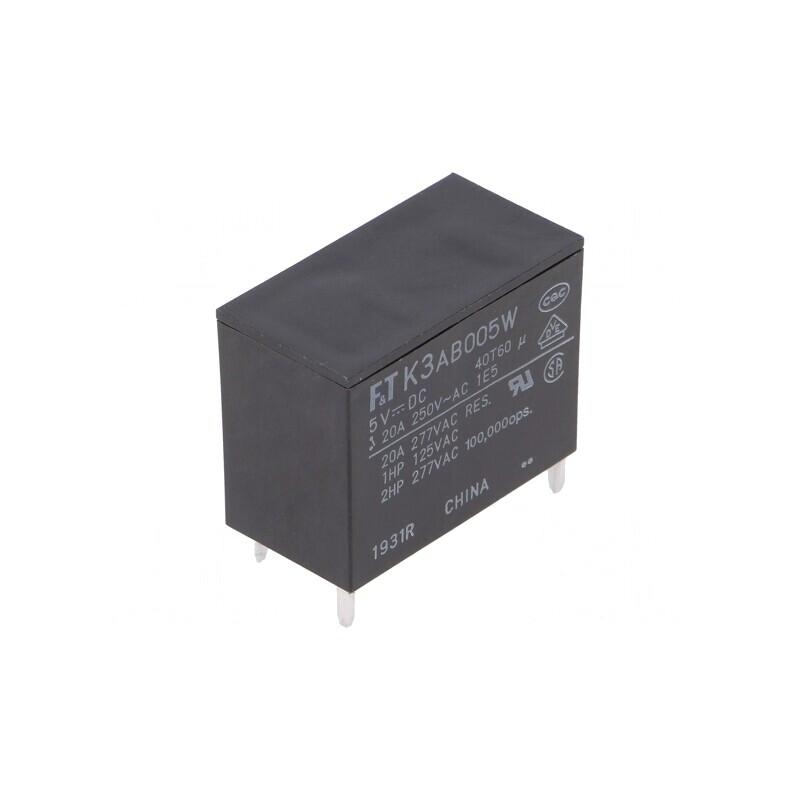 Releu Electromagnetic SPST-NO 5VDC 25A FTR-K3 | Electronic-mag.ro | Componente Electronice
