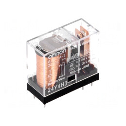 Releu Electromagnetic 24VDC 16A 250VAC PCB | Electronic-mag.ro | Componente Electronice