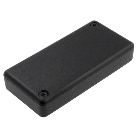 Carcasă universală neagră 40x80x15mm IP54 ABS | Electronic-mag.ro | Componente Electronice