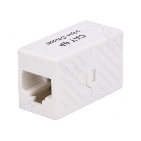 Adaptor Soclu RJ45 8P8C Cat 6A x2 Neecranat | Electronic-mag.ro | Componente Electronice