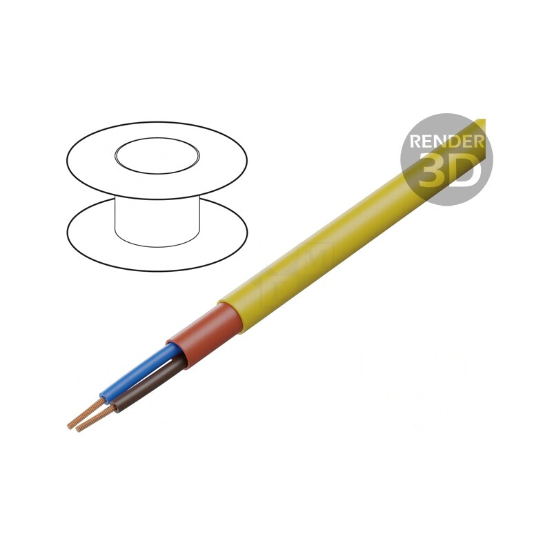 Cablu ÖLFLEX 450 P 2x1mm2 Neecranat 300V/500V Cu Litat | Electronic-mag.ro | Componente Electronice