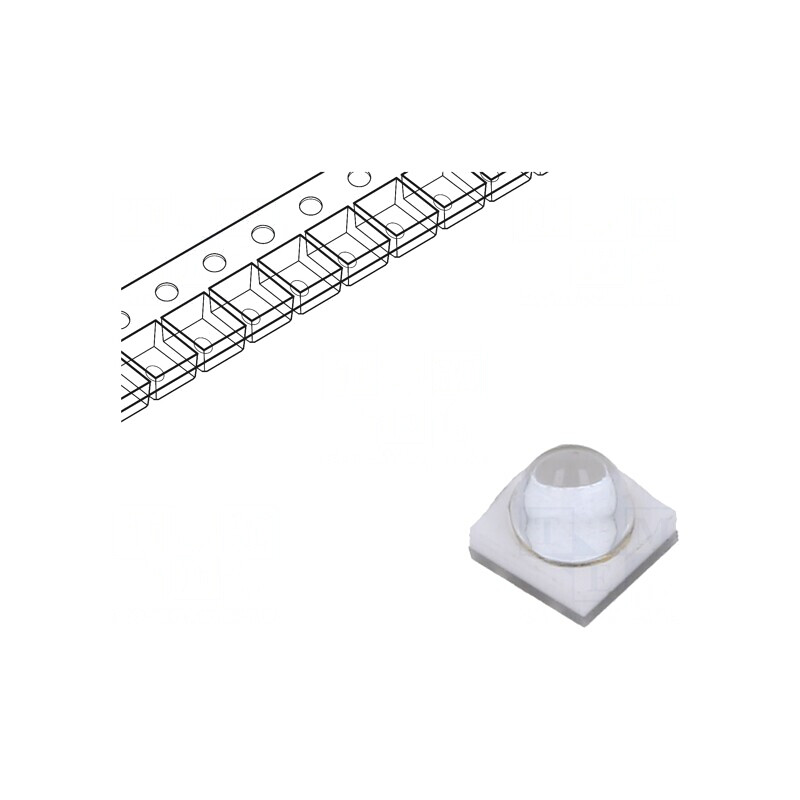 LED UV 3W 385-390nm 35° 1000mA | Electronic-mag.ro | Componente Electronice