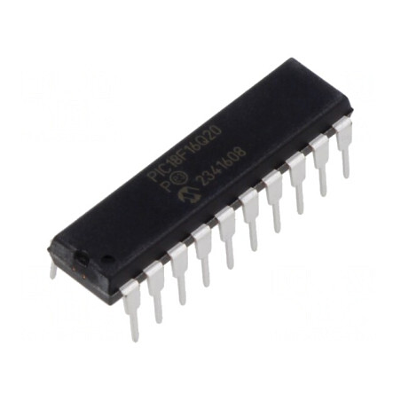 Microcontroler PIC18 64kB 64MHz 1,8-5,5V PDIP20 THT | Electronic-mag.ro | Componente Electronice