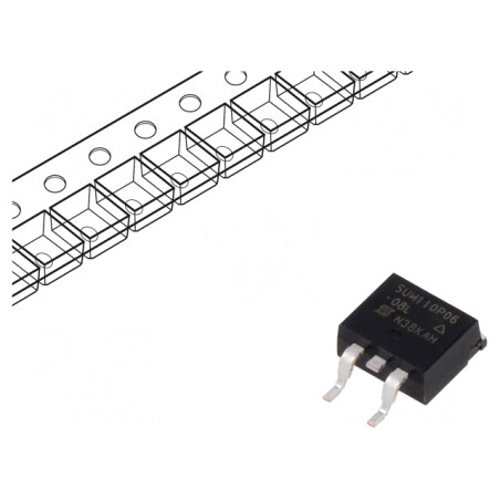 P-MOSFET TrenchFET Unipolar -60V 110A | Electronic-mag.ro | Componente Electronice