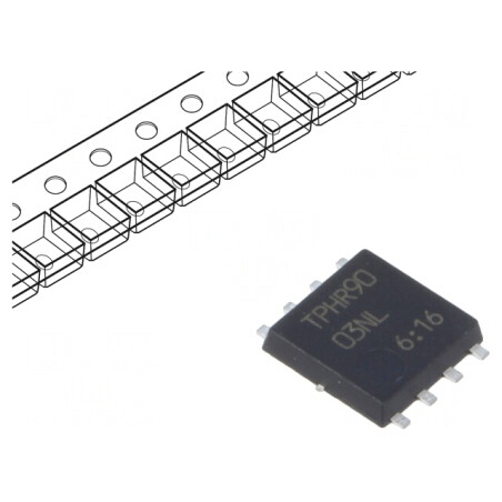 Tranzistor N-MOSFET 30V 60A 78W SOP8A | Electronic-mag.ro | Componente Electronice