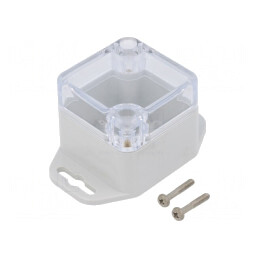 Carcasă Universală ABS Gri 45x45x40mm | Electronic-mag.ro | Componente Electronice