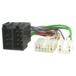 Conector Radio ISO pentru Daihatsu Lexus Toyota VW 16 PIN | Electronic-mag.ro | Componente Electronice