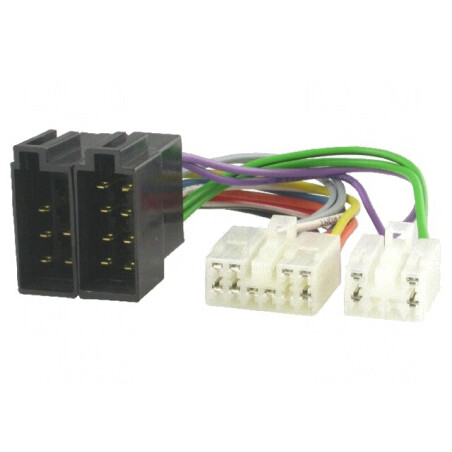 Conector Radio ISO pentru Daihatsu Lexus Toyota VW 16 PIN | Electronic-mag.ro | Componente Electronice
