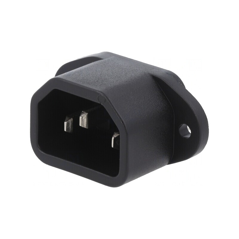 Conector Alimentare AC IEC 60320 10A 250VAC | Electronic-mag.ro | Componente Electronice